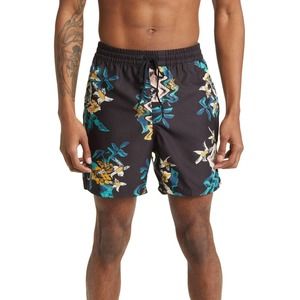 Vans Primary Print Elastic 17" Men's Volley Boardshorts Size Large